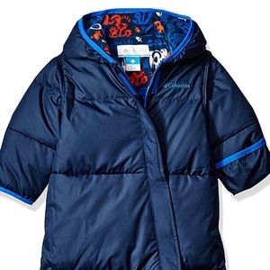 Baby’s boy Columbia snuggly bunny bunting